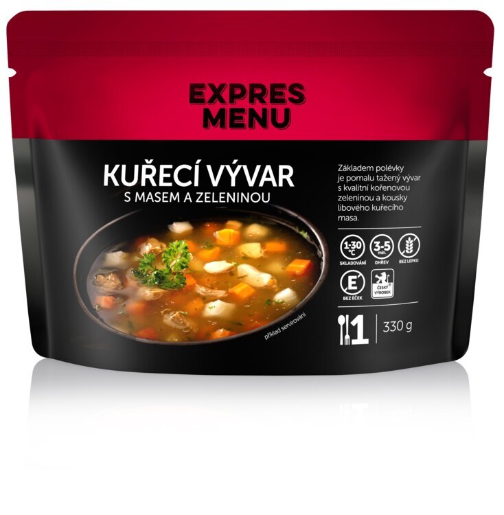 Kurací vývar so zeleninou 1 porcia (330 g)