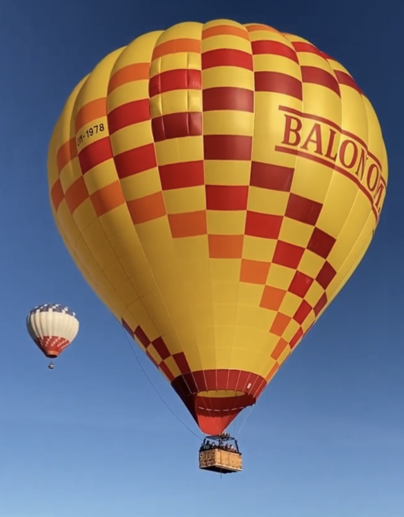 Let teplovzdušným balónom