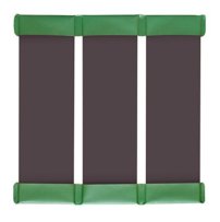 Čln Kolibri K-220 zelený, lamelová podlaha