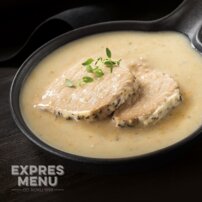 Bravčové stehno na smotane 1 porcia (300 g)