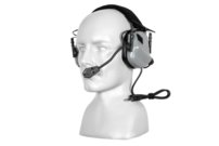 Elektronická slúchadlá Earmor M32 s mikrofónom - sivá