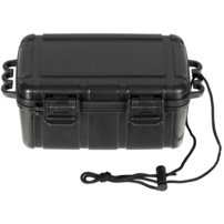 Prepravný vodeodolný box,  20 x 11,5 x 8,5 cm čierna
