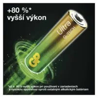 GP batéria alkalická ULTRA 6LF22 (9V)