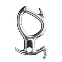 Zlaňovacia osma Petzl PIRANA, strieborná