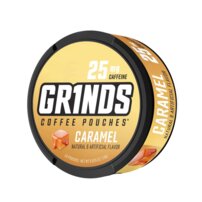 GRINDS energetické sáčky, 25mg - Karamel