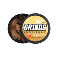 GRINDS energetické sáčky, 25mg - Karamel