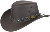 Klobúk Holley - kožený