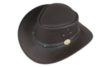 Klobúk Holley - kožený