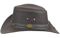 Klobúk Holley - kožený