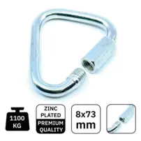 Karabína s maticou trojuholníková p 8mm