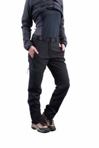 Dámske 2l softshell kalhoty GTX black