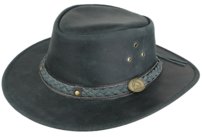 Klobúk Williams - kožený