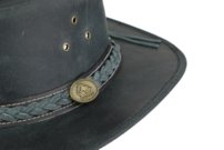 Klobúk Williams - kožený