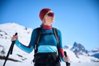 Dámske termoizolačné merino tričko Devold Expedition Arctic Pro Modrá