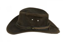 Klobúk Irving - kožený