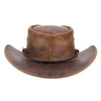 Klobúk OUTBACK LEGEND kožený, hnedá