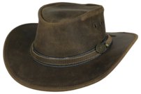 Klobúk Irving - kožený