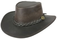 Klobúk Kangaroo Squashy - kožený