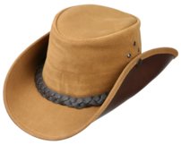 Klobúk Flinders - kožený