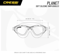 Plavecké okuliare Cressi Planet Swim Goggles